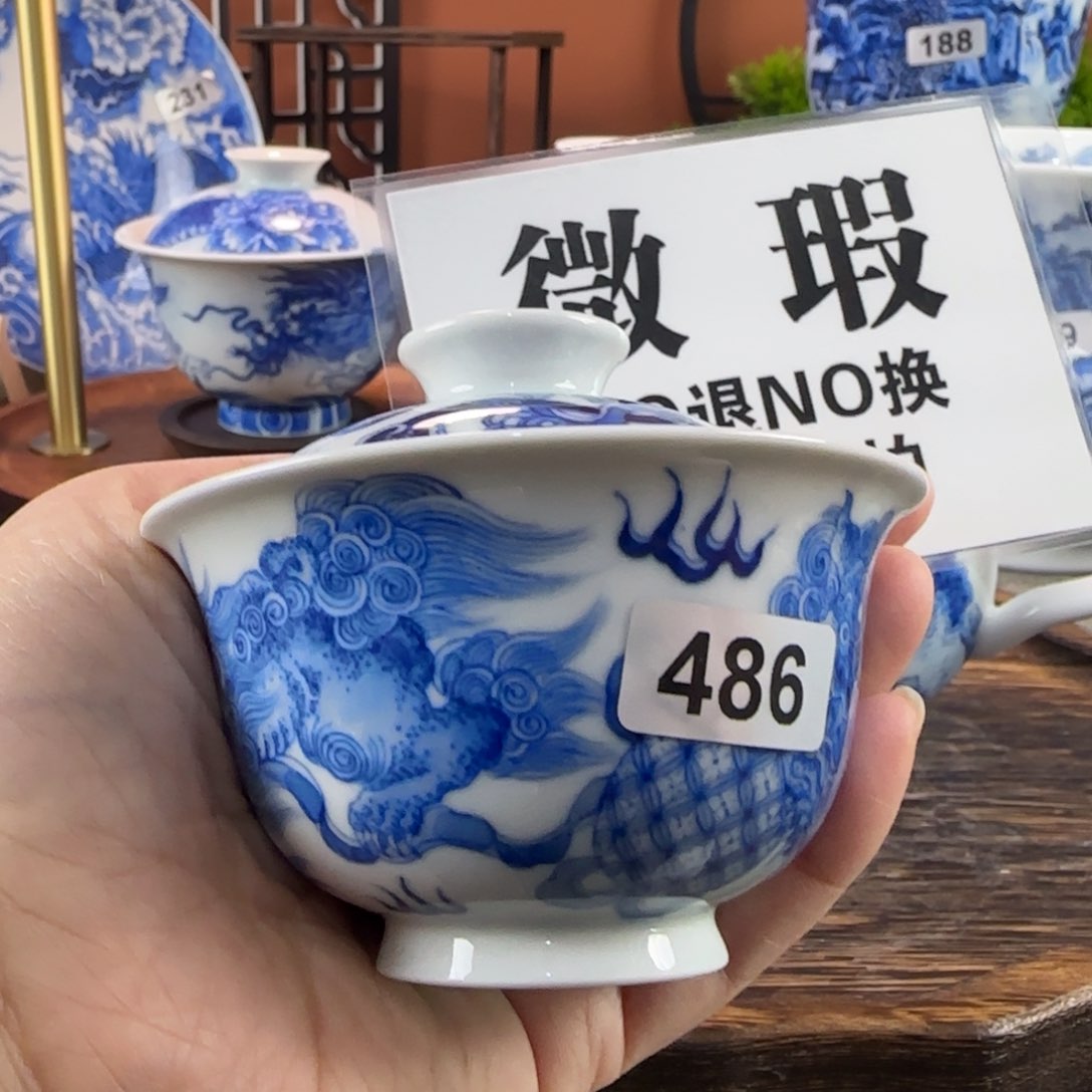 布*景德镇陶瓷手绘茶器486