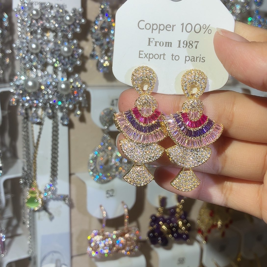 王****锆石铜合金925银针