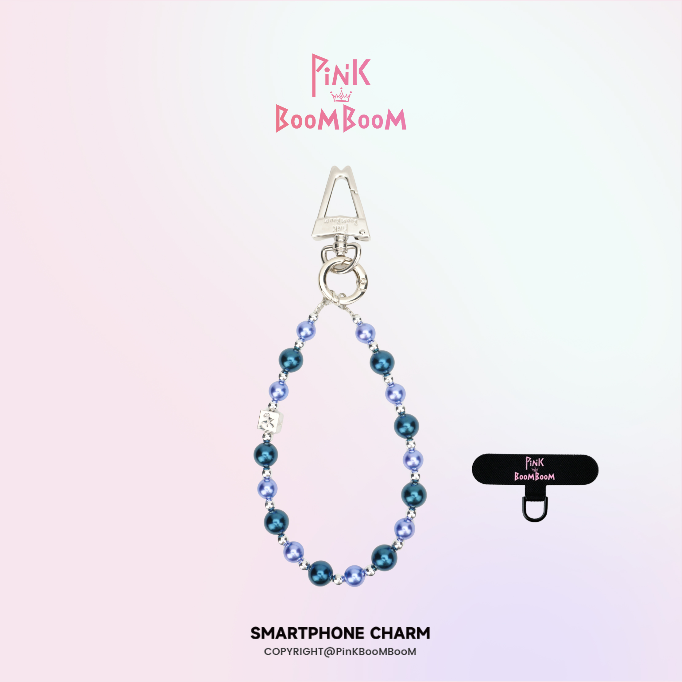 PinKBooM新款原创蓝莓酱汁手机链