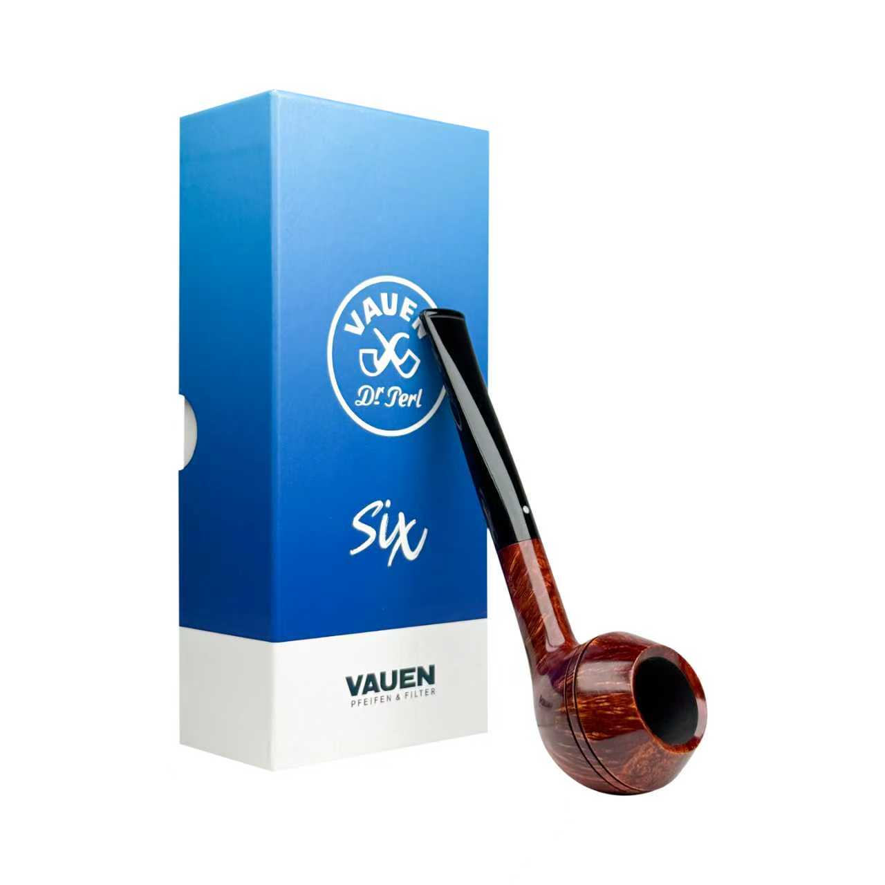 德国进口华云Six系列105型光面直式石楠木烟斗 6mm烟道