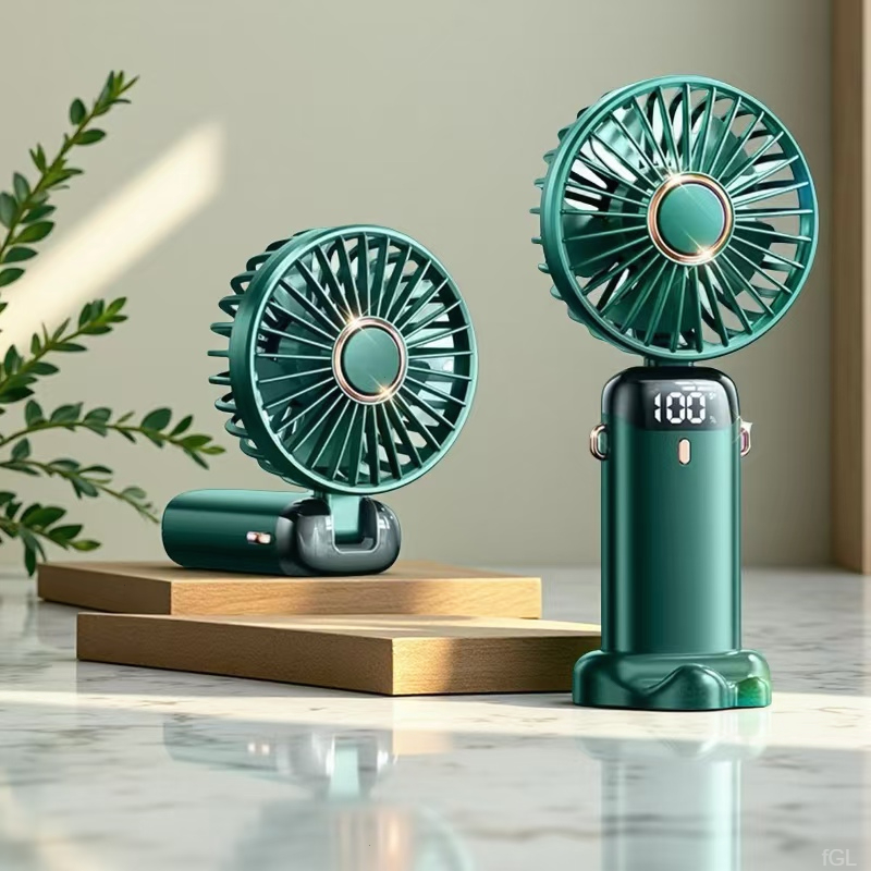 款手持电扇充电户外小扇子超长续航迷你小风扇礼物旅行大风力USB