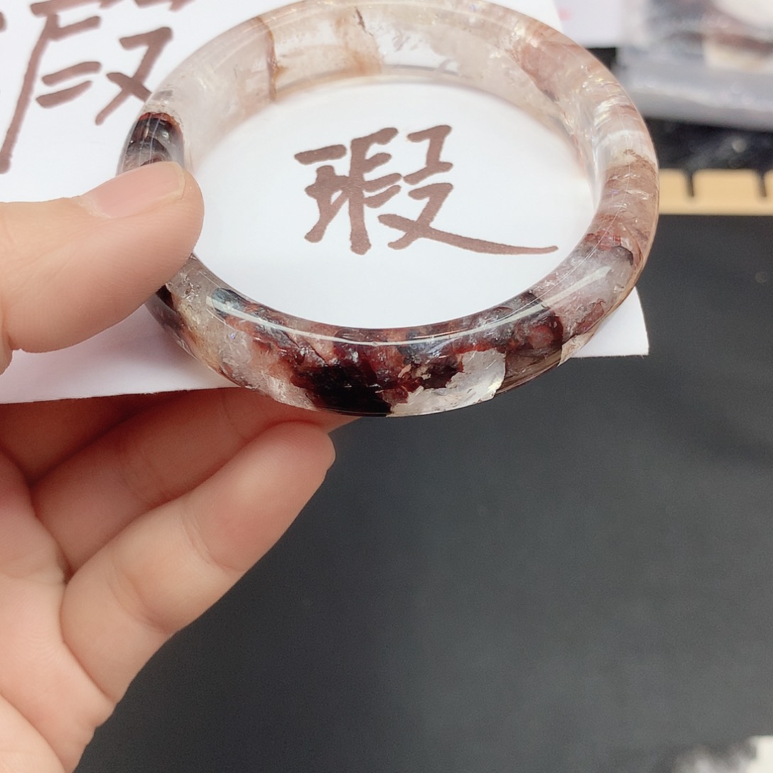 水晶手镯未镶嵌91（瑕疵5354