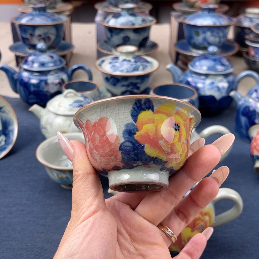杯景德镇手绘手工茶具