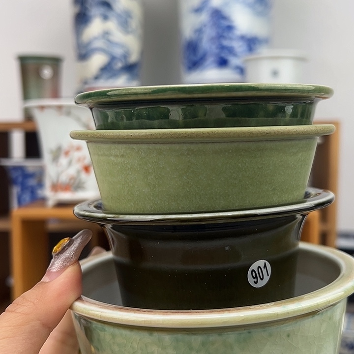 红陶羽*手工制作盆