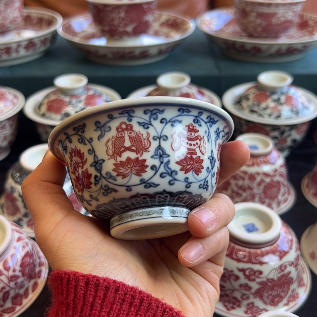 H正绎堂莲托八宝中号压手