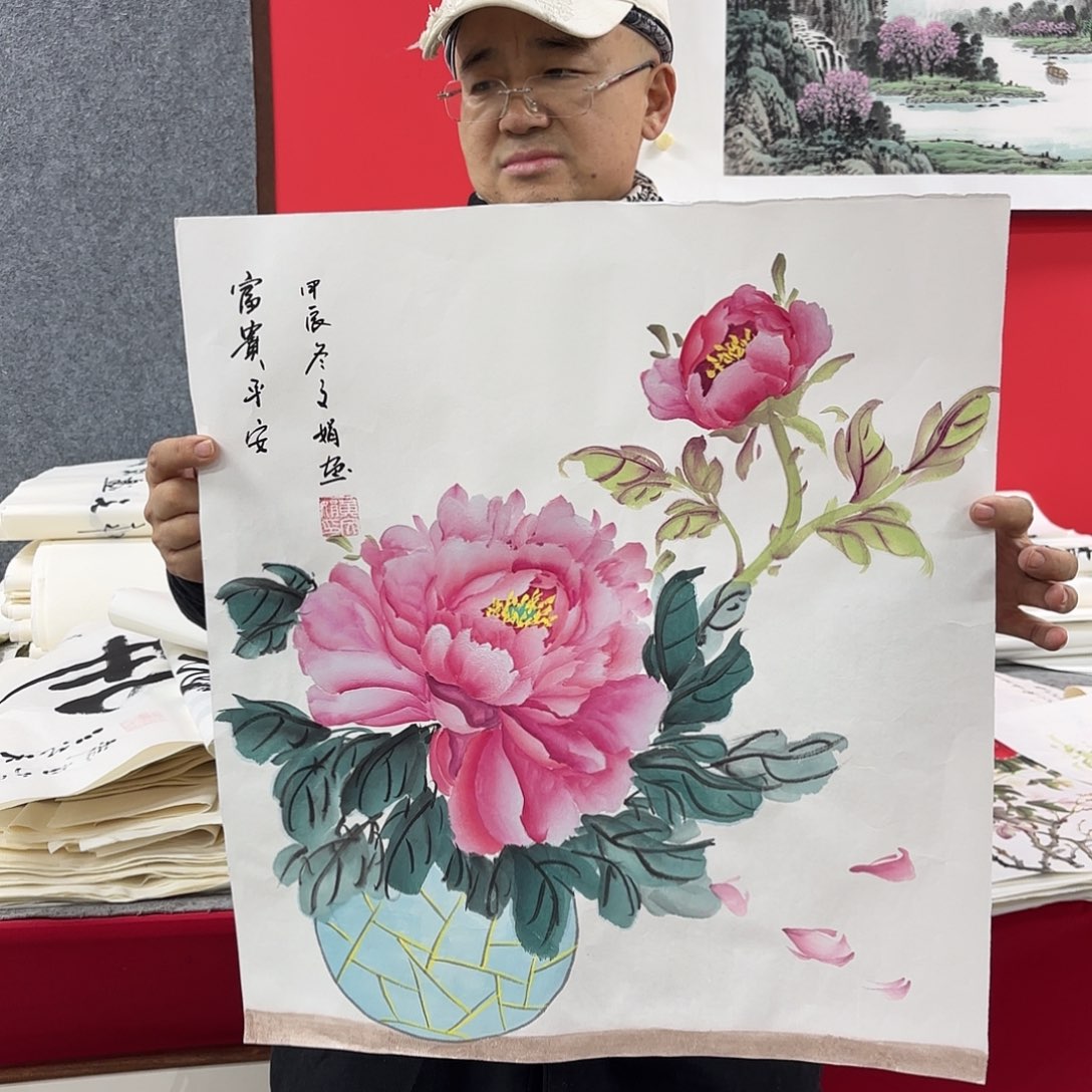 国画国画作品多次入选国内外展出