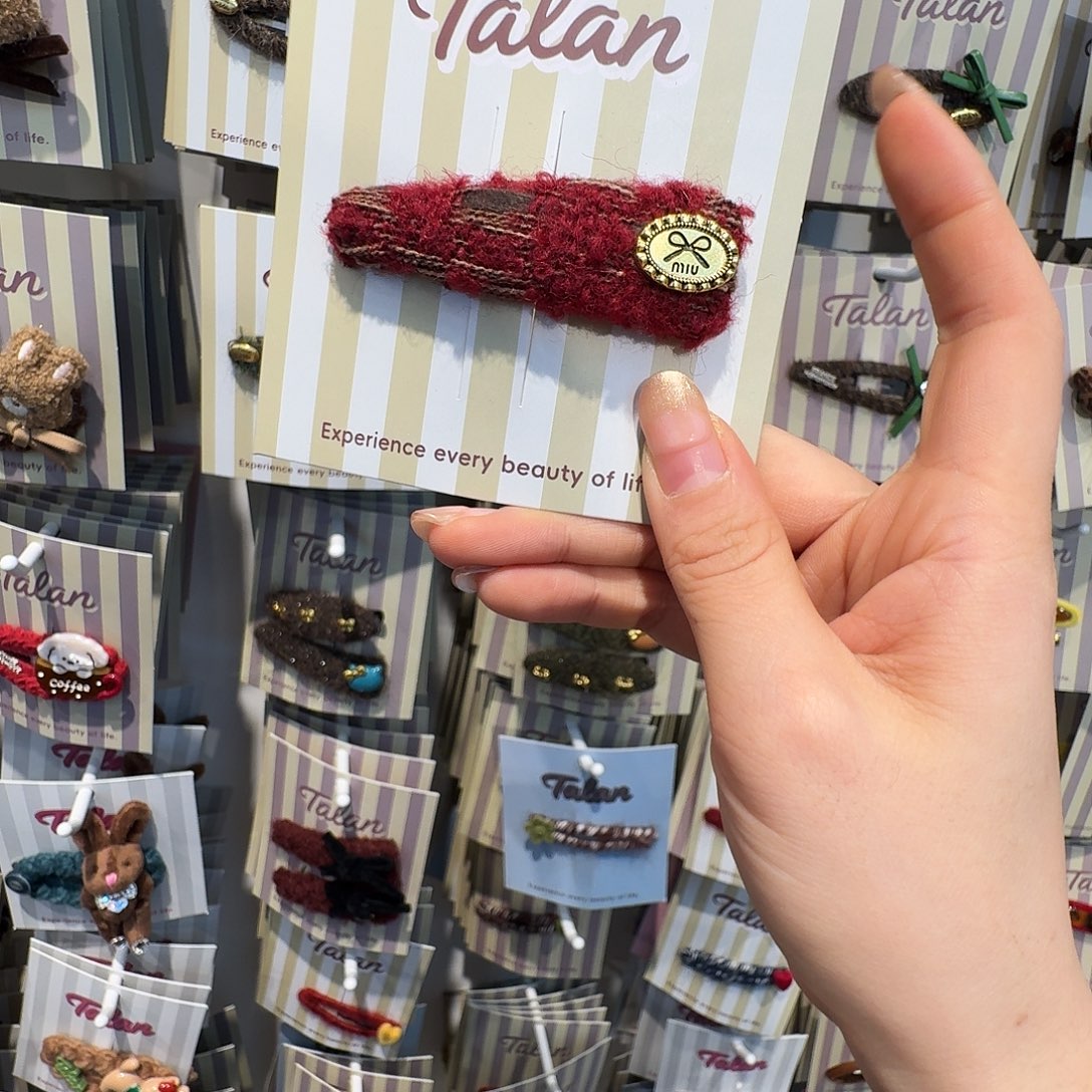 布艺非金属拜拜夹