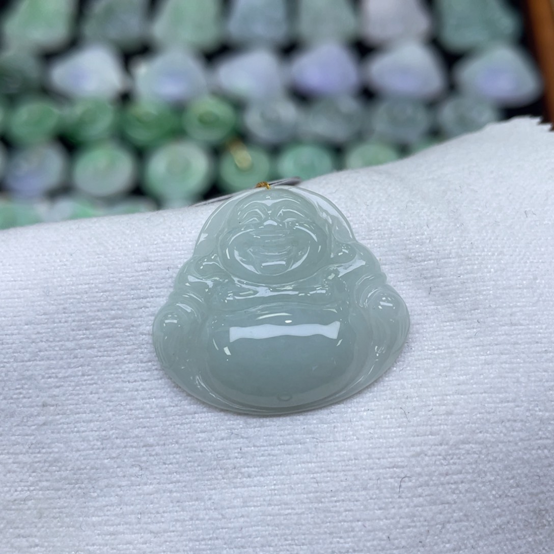 颈饰未镶嵌翡翠佛公