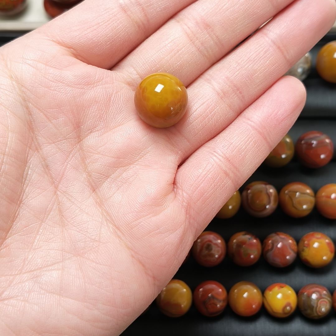 玛瑙/玉髓未镶嵌战国红玛瑙