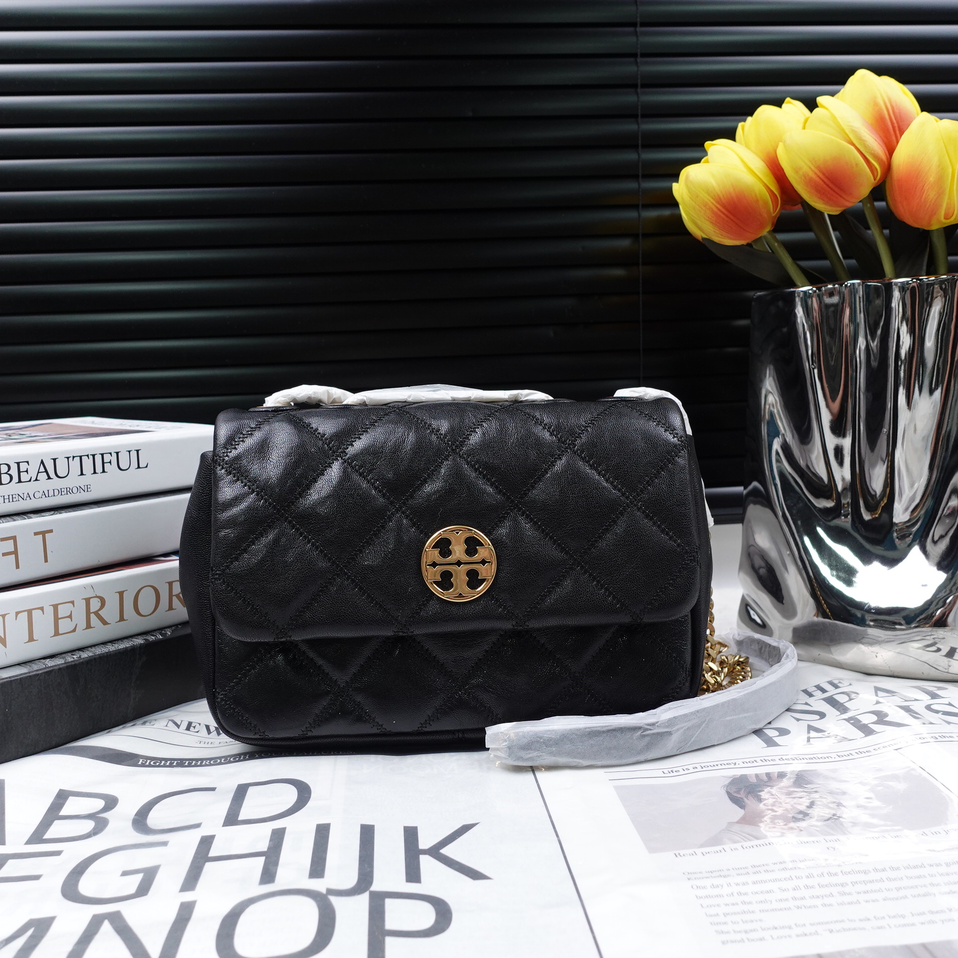 95新 TORY BURCH/汤丽柏琦 单肩包/T_ZY0000  T10297599