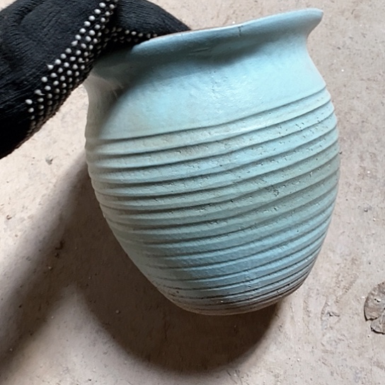 紫砂花盆口18高度18瑕疵