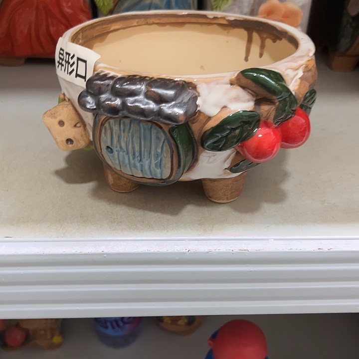 粗陶材质多肉花盆