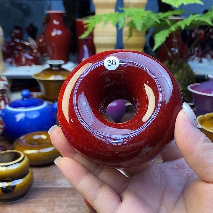 陶瓷燕***7景德镇名陶坊原矿郎红