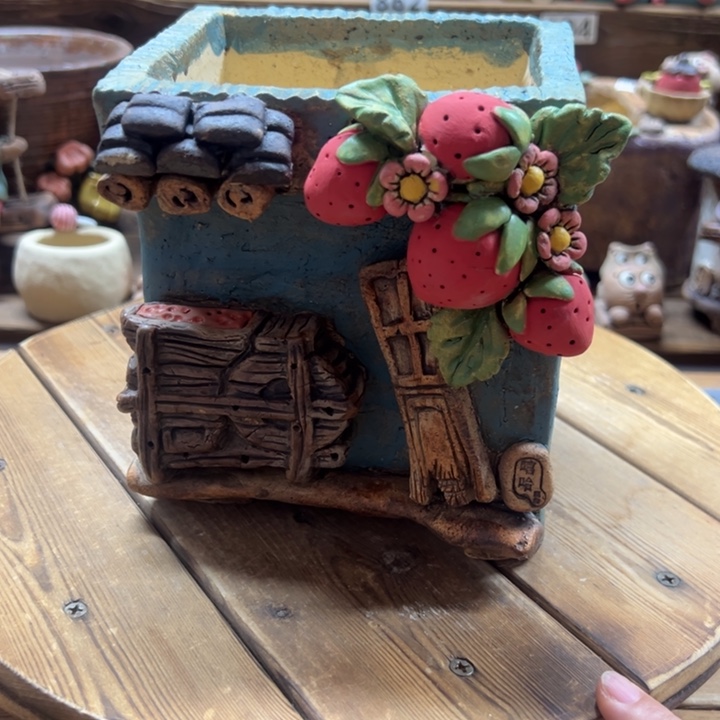 嘻哈多肉花盆百搭，