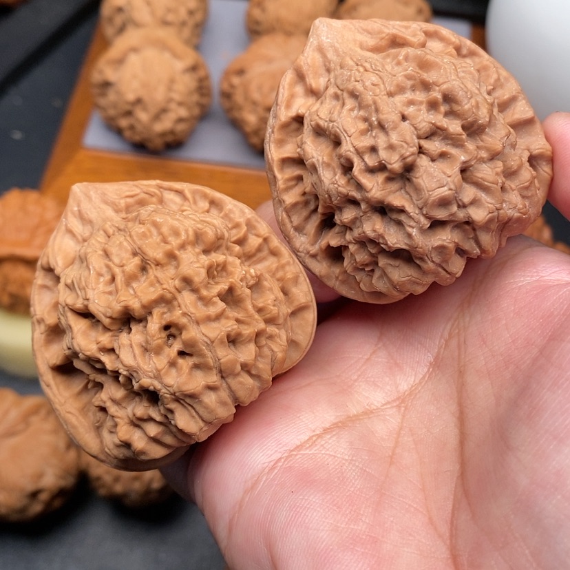 【闪购商品】文玩核桃把件官帽全品46