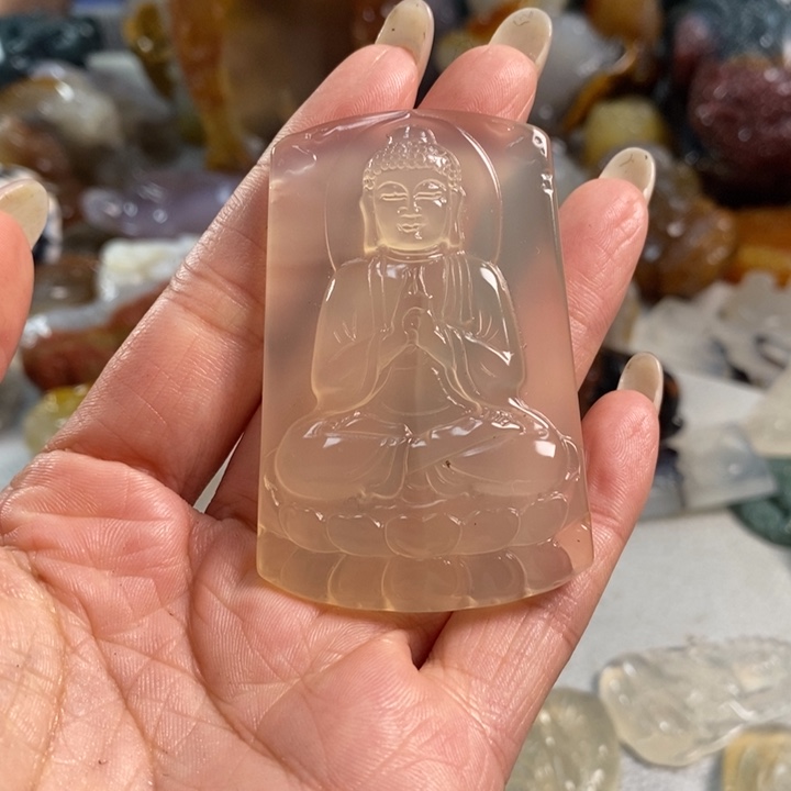 玛瑙/玉髓吊坠(不含链)未镶嵌