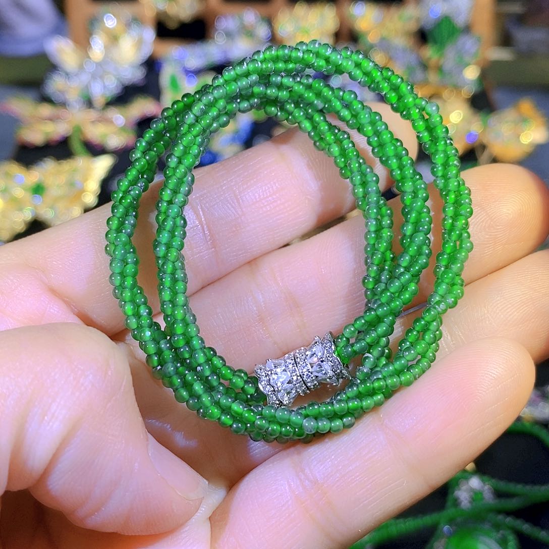 吊坠(不含链)银S925镶嵌翡翠