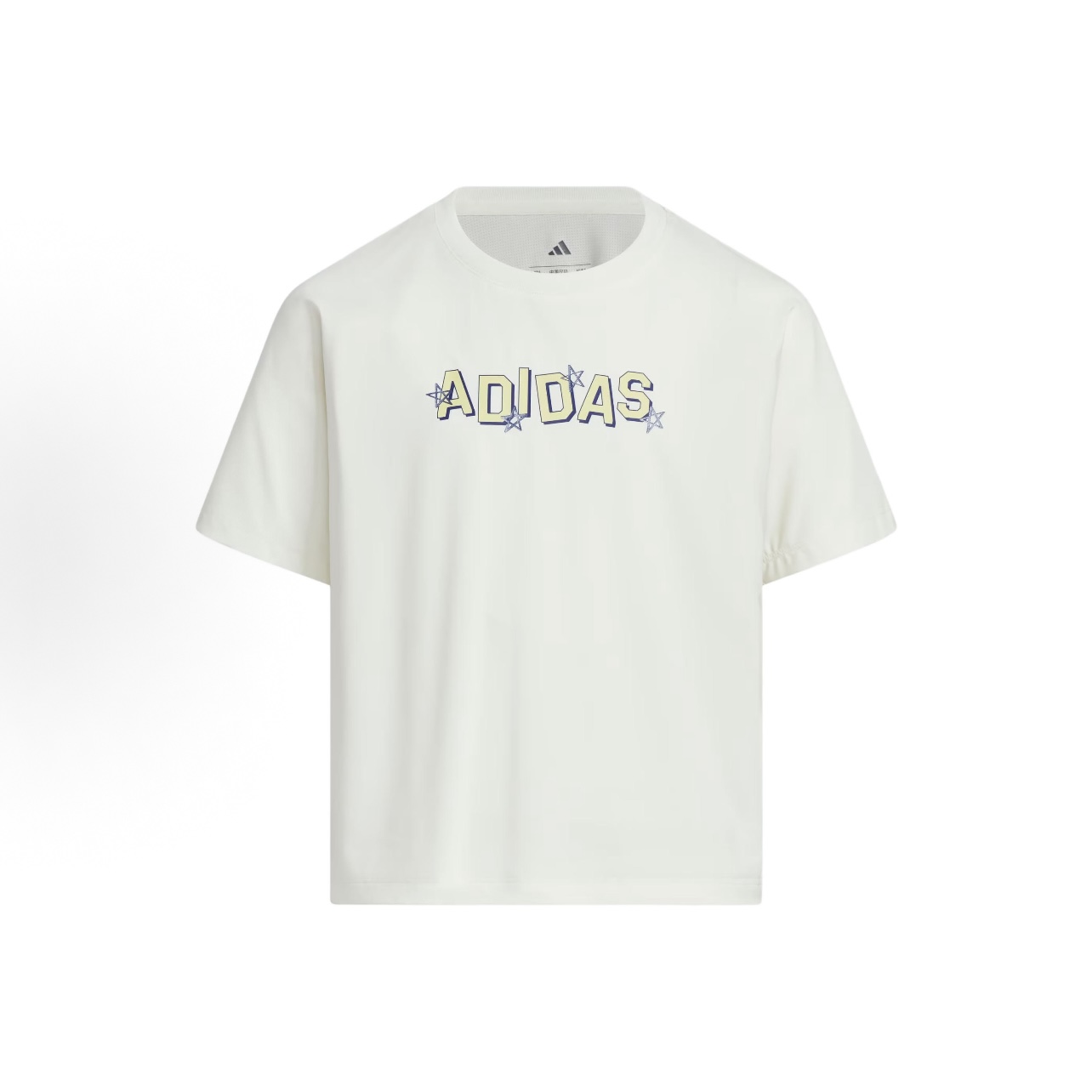 adidas/阿迪达斯大童JG SS TEET恤Logo字母凉感圆领短袖 JM3451