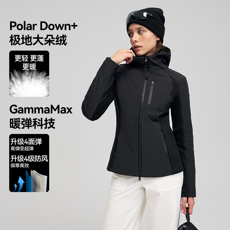 【an ode to软壳羽绒外套+银狐绒内胆】冲锋三合一性能软壳冲锋
