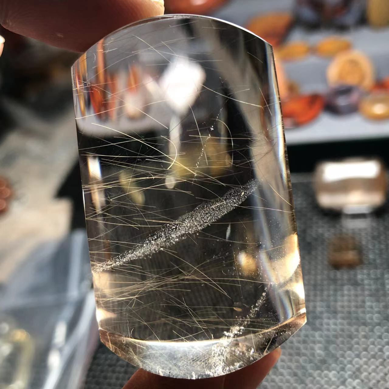 （亿鼎珠宝）精品天然水晶无事牌吊坠尺寸多样重量不一