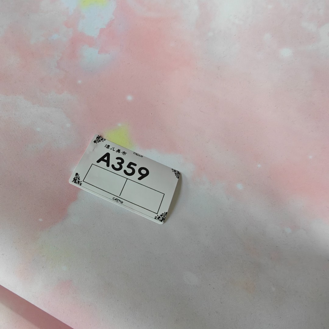 359粉色星空安家格尔布料