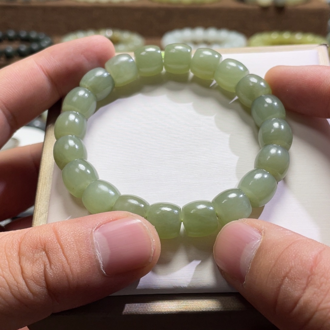 未镶嵌手链和田玉（白玉）