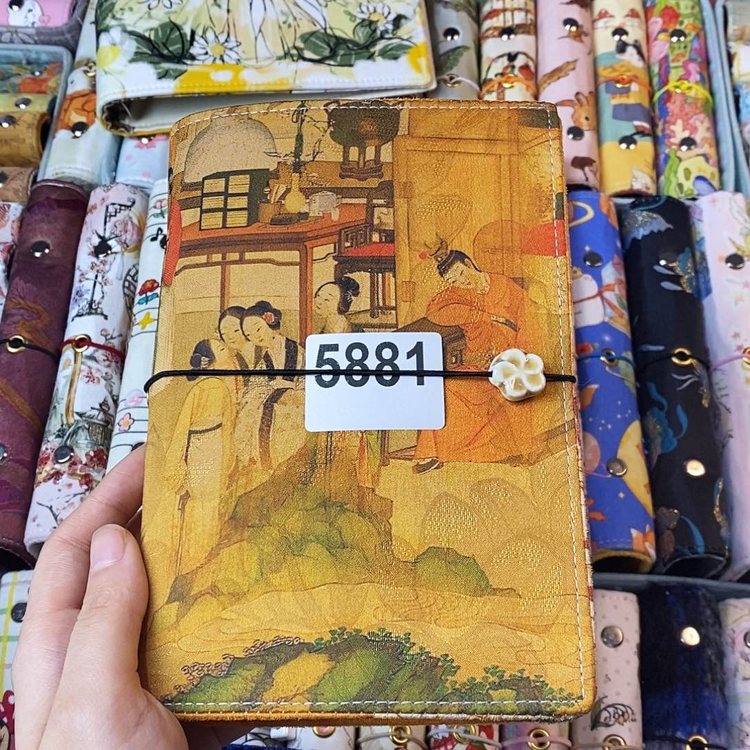 织绣A6活页不加纸5881