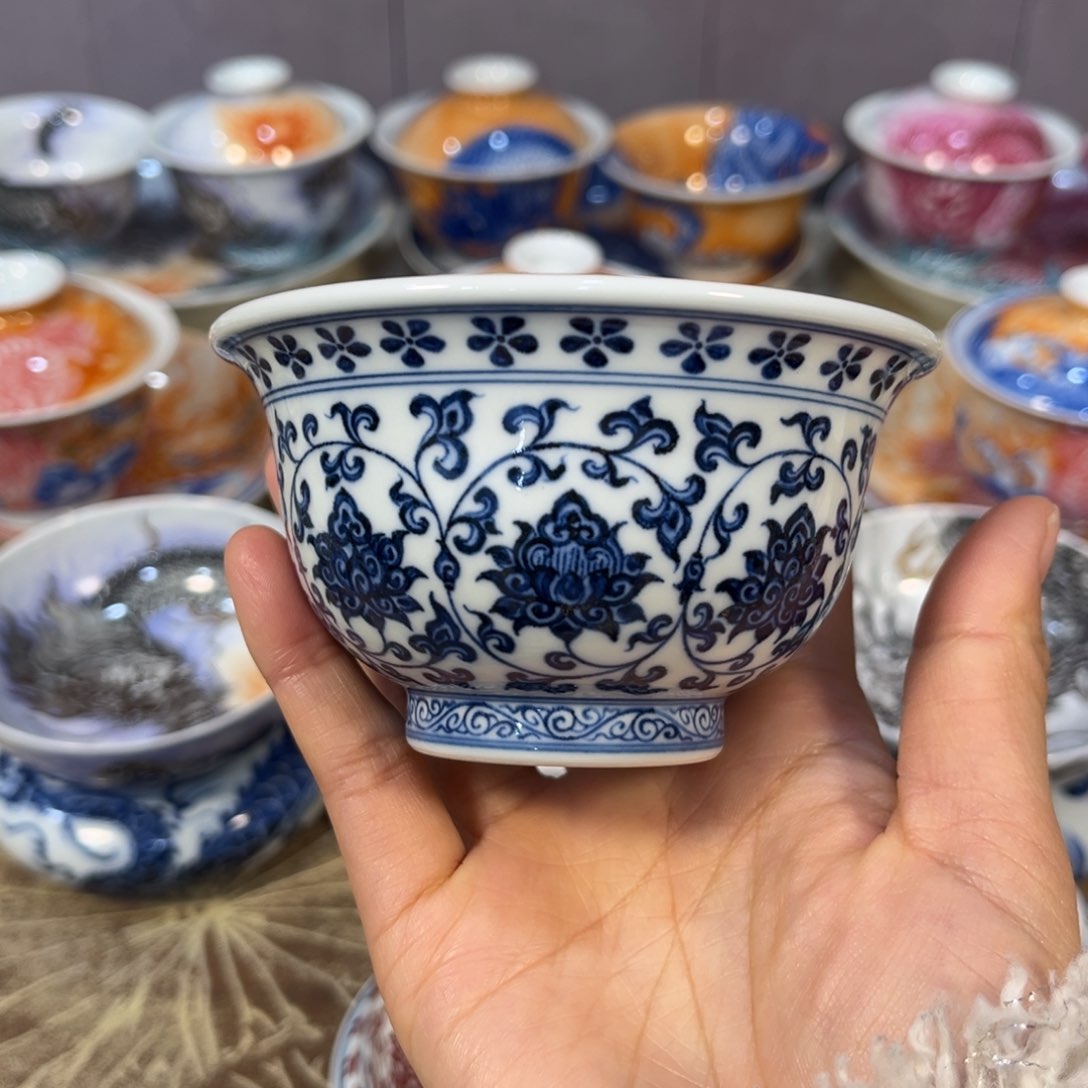 永乐经典缠枝莲大压手