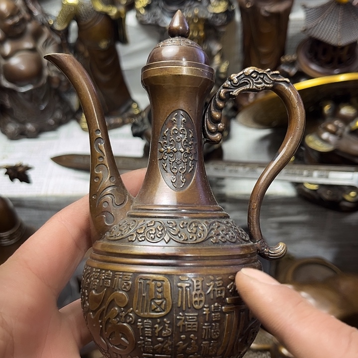 顺顺利利，铜器摆件