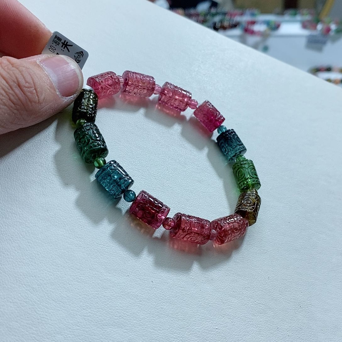 碧玺手链未镶嵌手链