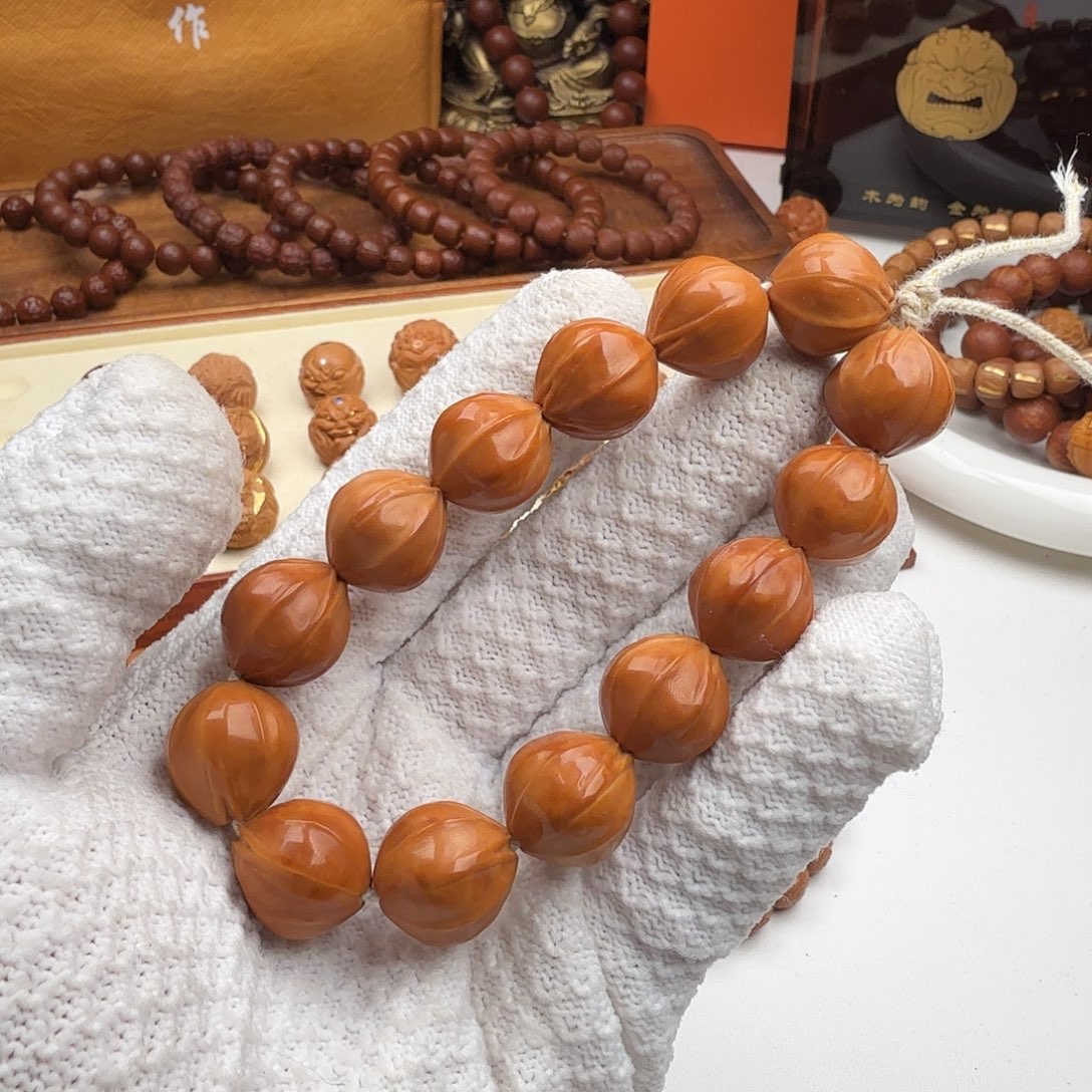 猴头核桃手串瑕疵款铁核11111