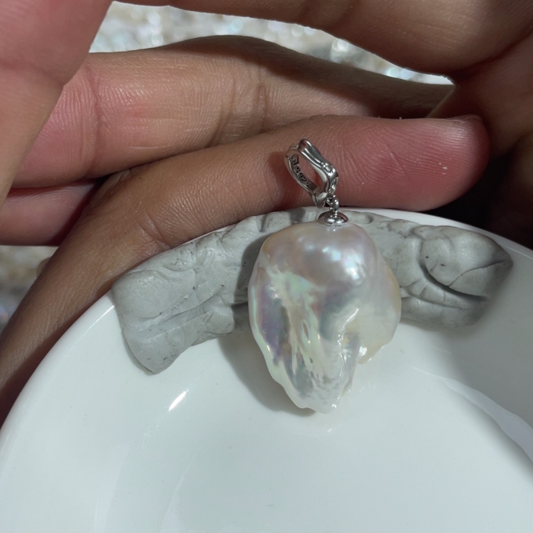 淡水珍珠吊坠(不含链)未镶嵌