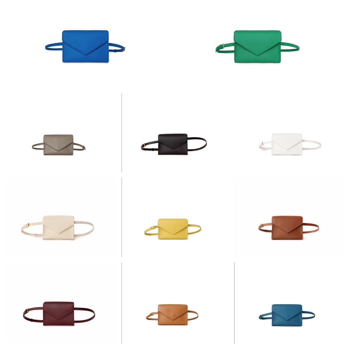 FIBRENO白色休闲男士小款大号腰包、手包、cs胸包、斜挎包综合链接