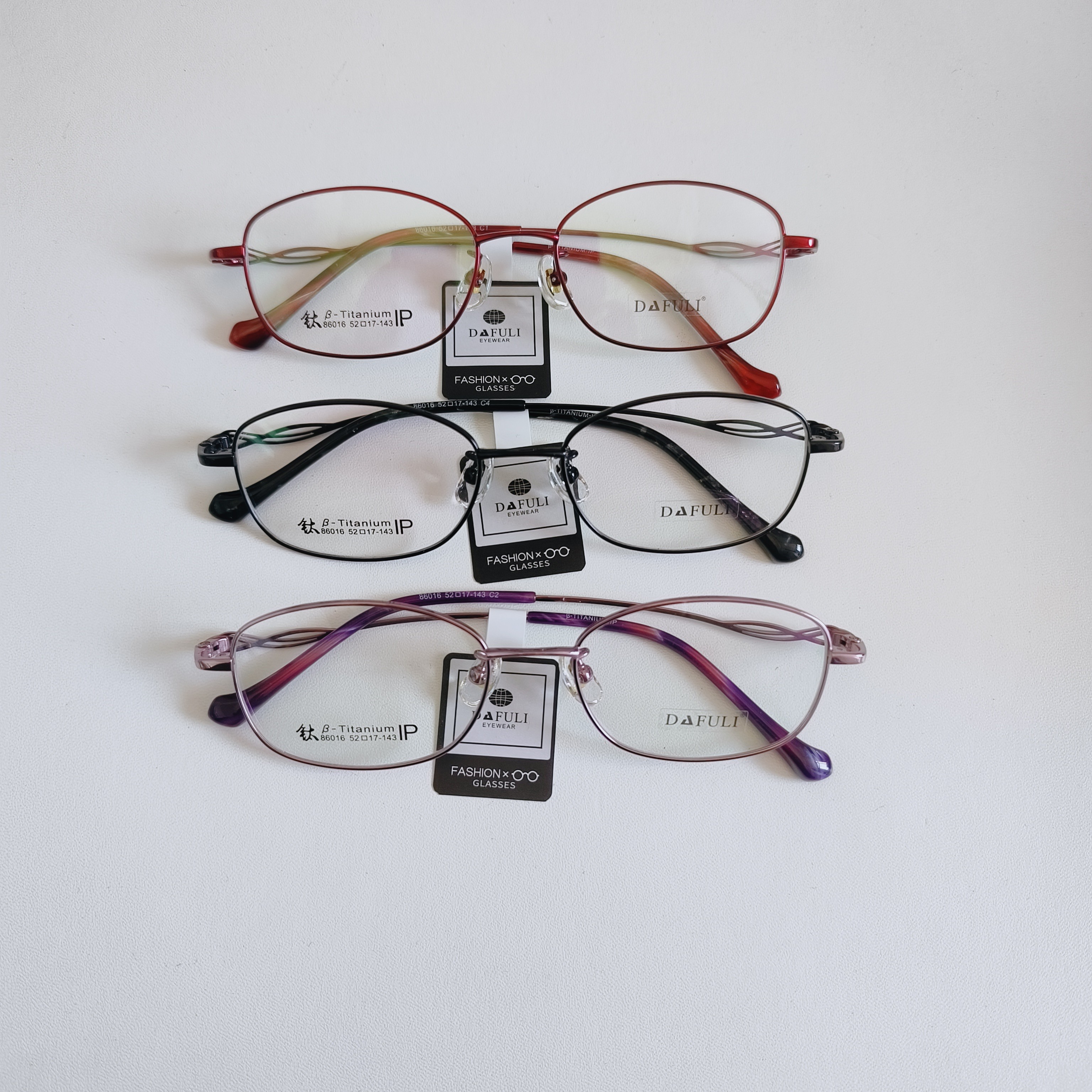 商务女款潮流气质时尚超轻钛架