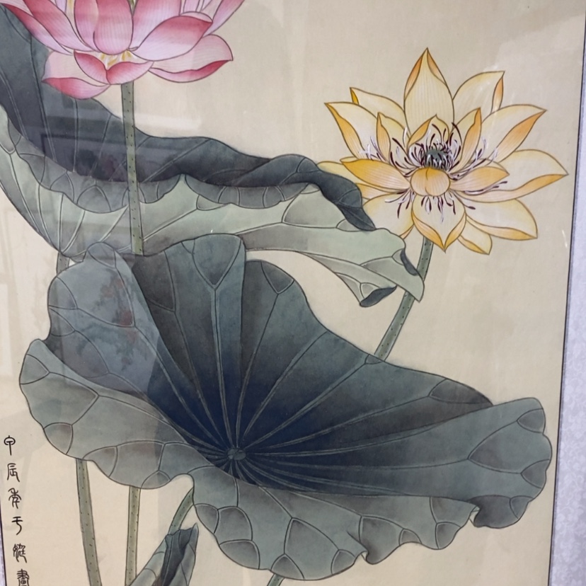 【闪购商品】国画手绘国画工笔带框