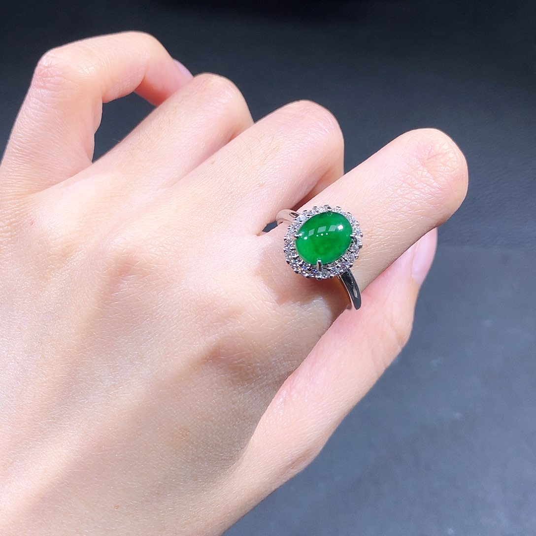 未镶嵌戒指翡翠翡翠