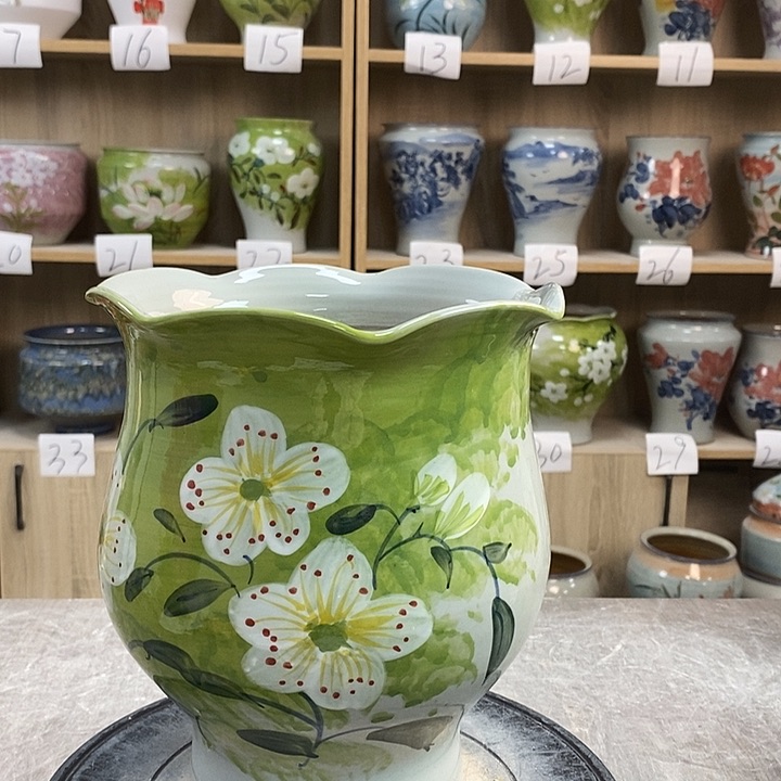 缸13zp景德镇陶瓷花盆