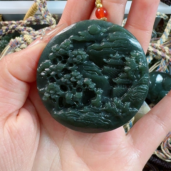 和田玉挂件未镶嵌