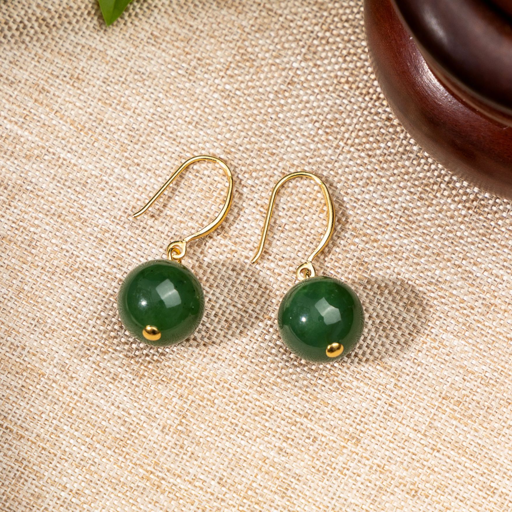 和田玉耳饰-YCF11-XR|BHT4