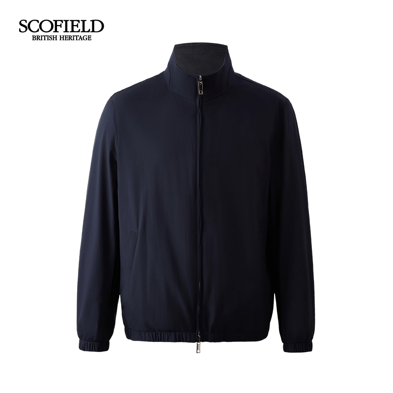 【双面穿】SCOFIELD男装新品时尚通勤立领潮流夹克外套男SMJAF88Q01