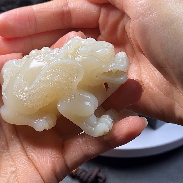 用***0寿山石手把件把玩件