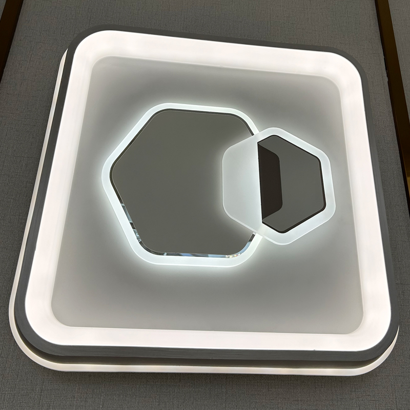 led吸顶灯卧室灯简约现代正方形灯具家用超薄阳台客餐厅灯房间灯