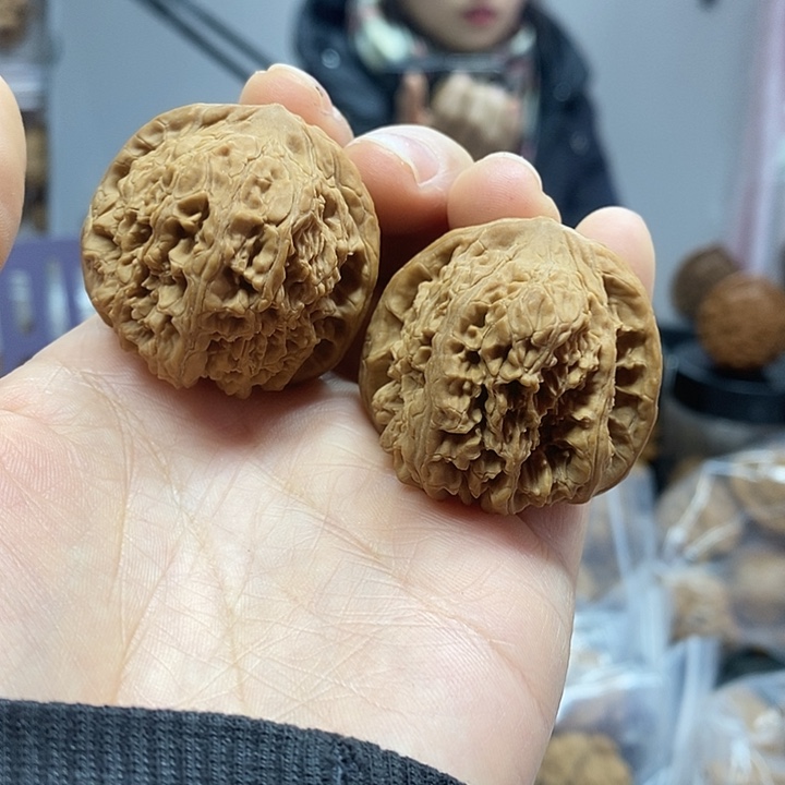 把件文玩核桃37.5龙洞峪小众