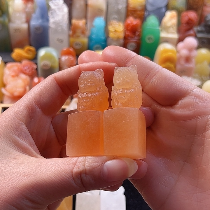 昌化石印石小*手工定制2厘米，包刻字