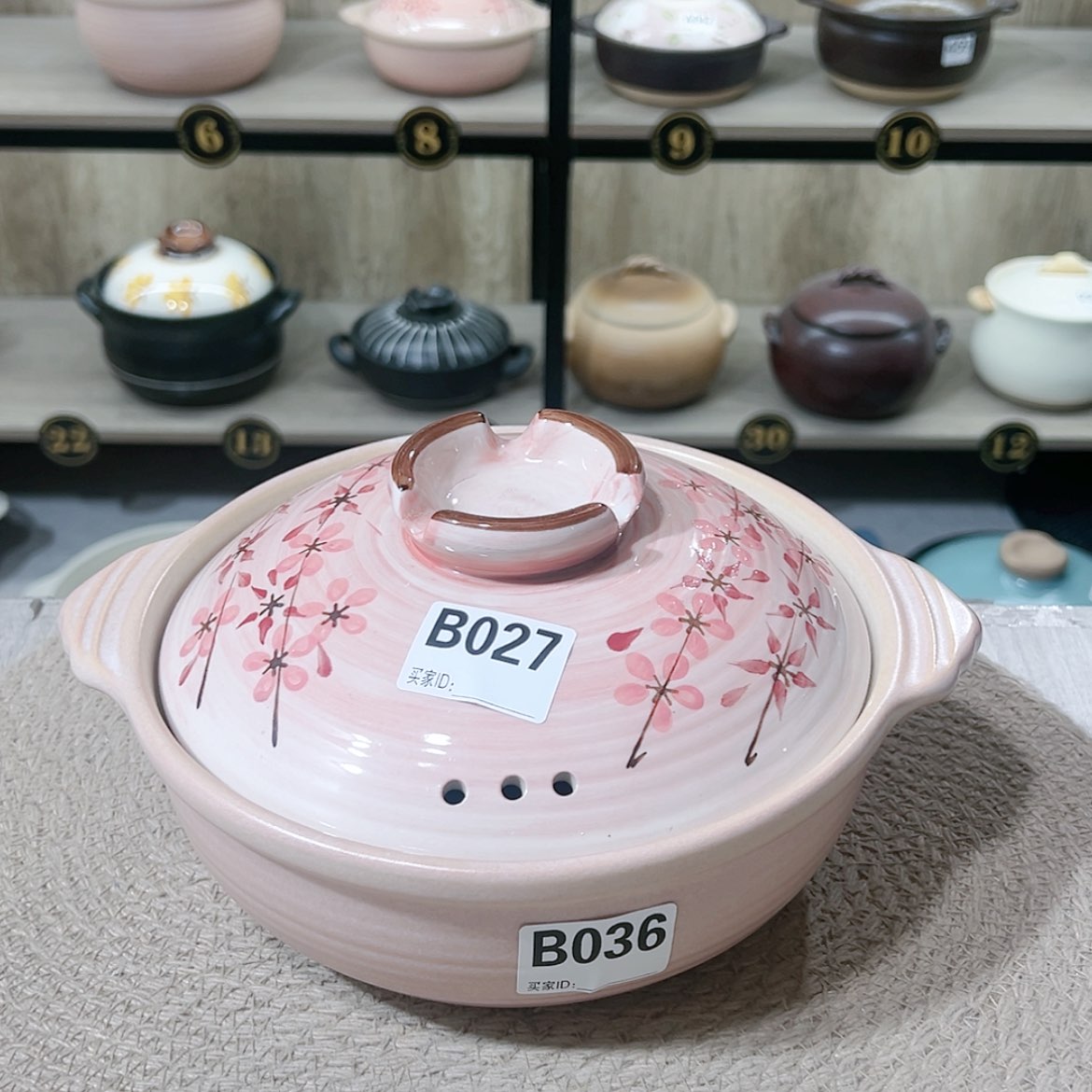 【闪购商品】1.5升粗陶砂锅微瑕疵品036