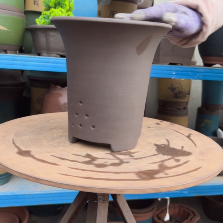 促销紫泥21花盆花盆花盆花盆