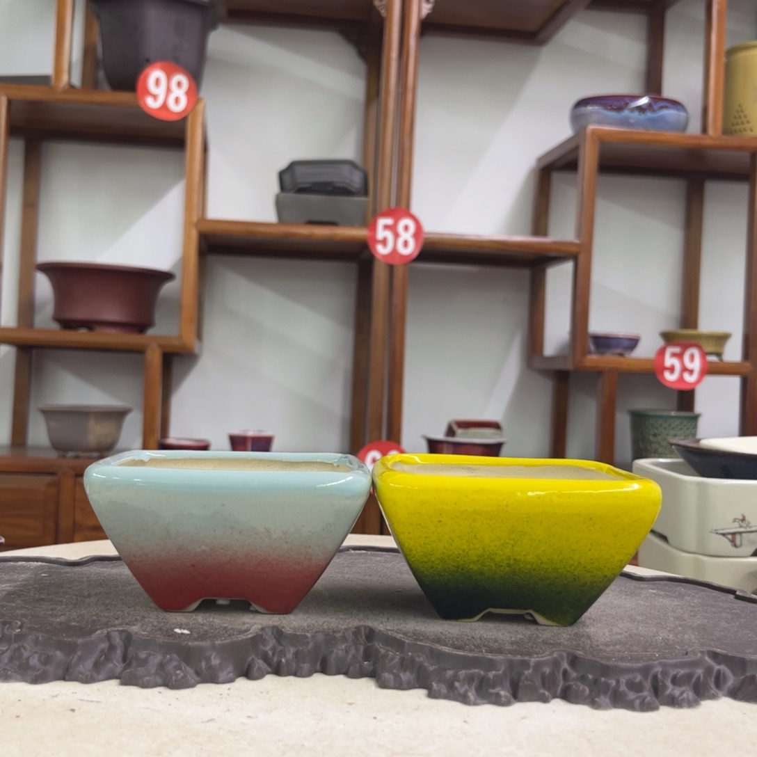 紫砂花盆瑕疵5.5-11。。。