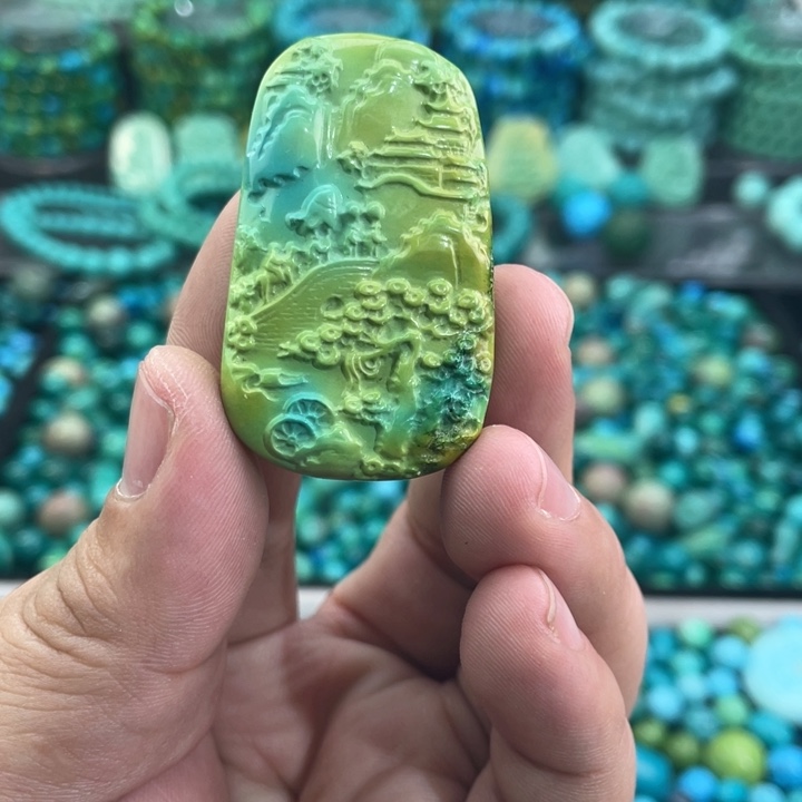 菱锰矿未镶嵌珠宝半成品