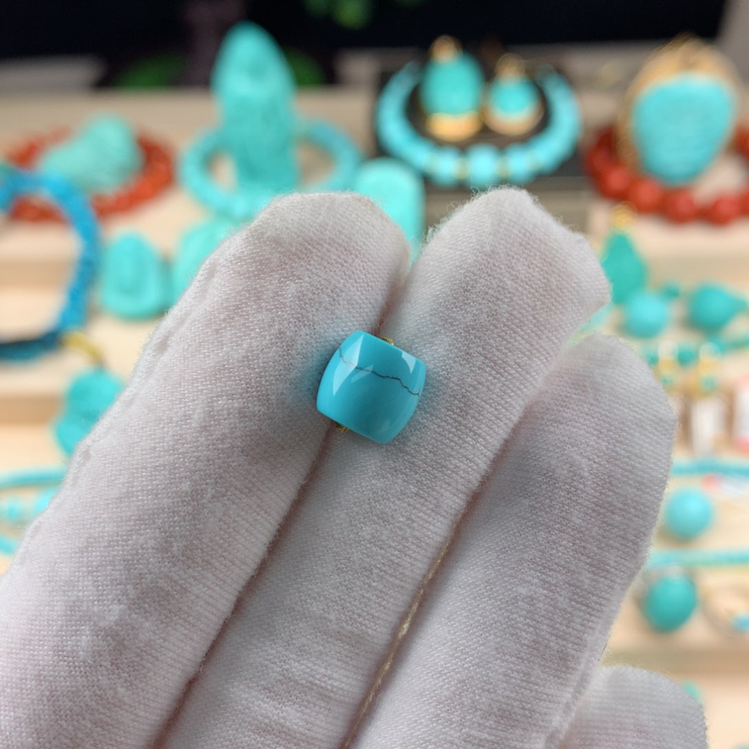 绿松石直切卡8.5未镶嵌