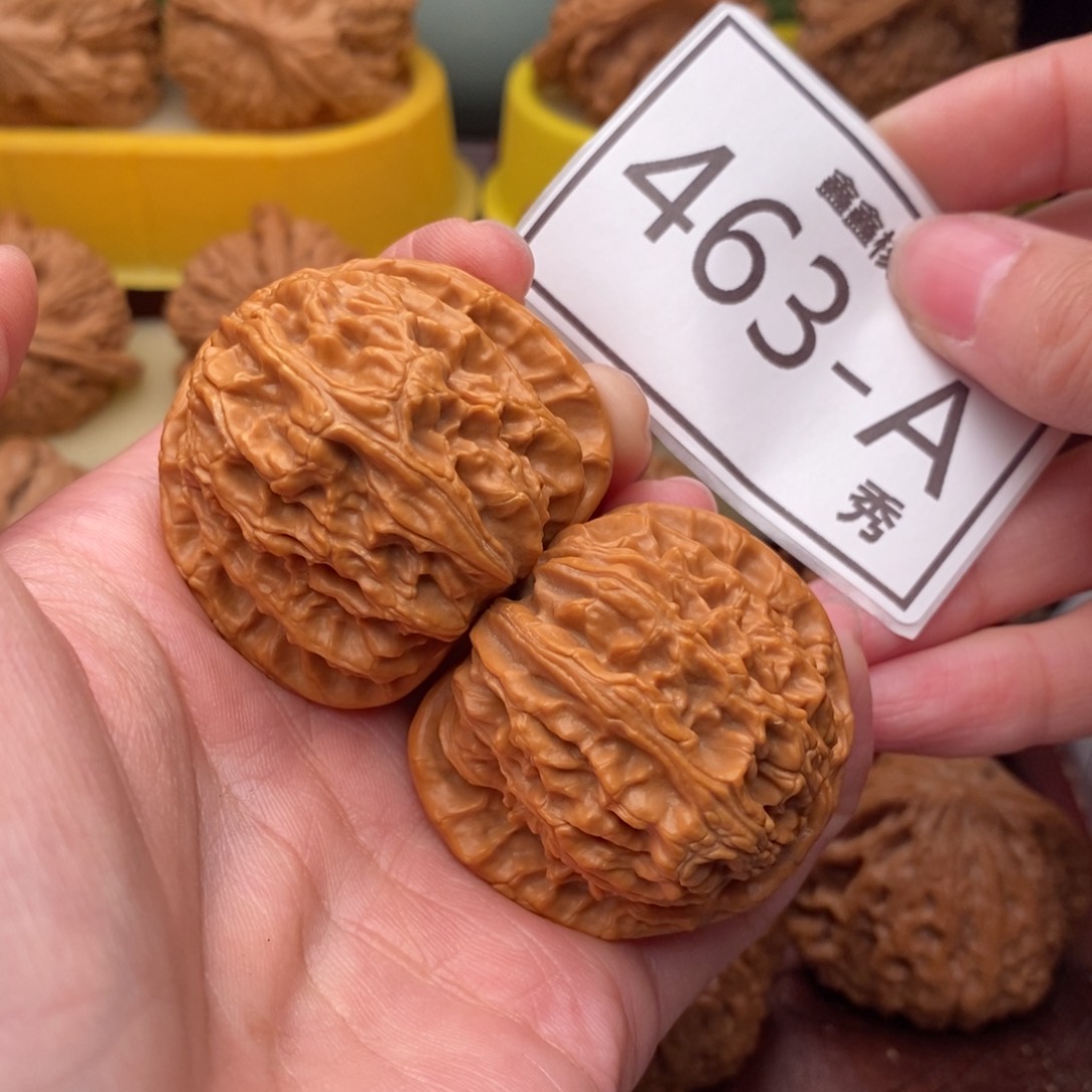 文玩核桃把件白狮42